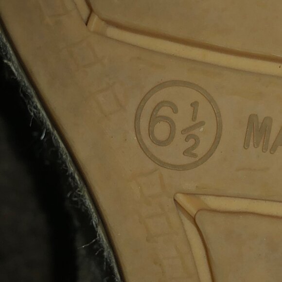 Talbots Espadrilles Womens 6.5 Used Black Leather - Picture 7 of 16